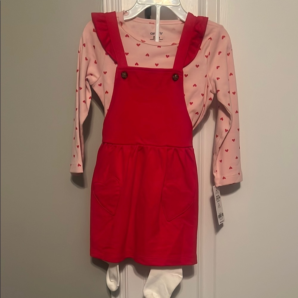 Carter's Pink Heart Print Top